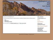 Tablet Screenshot of ericdaugherty.com